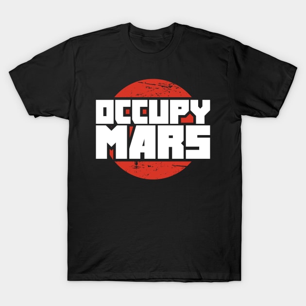 Space Travel Mission To The Planet Mars T-Shirt by MeatMan